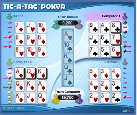 tic a tac poker online